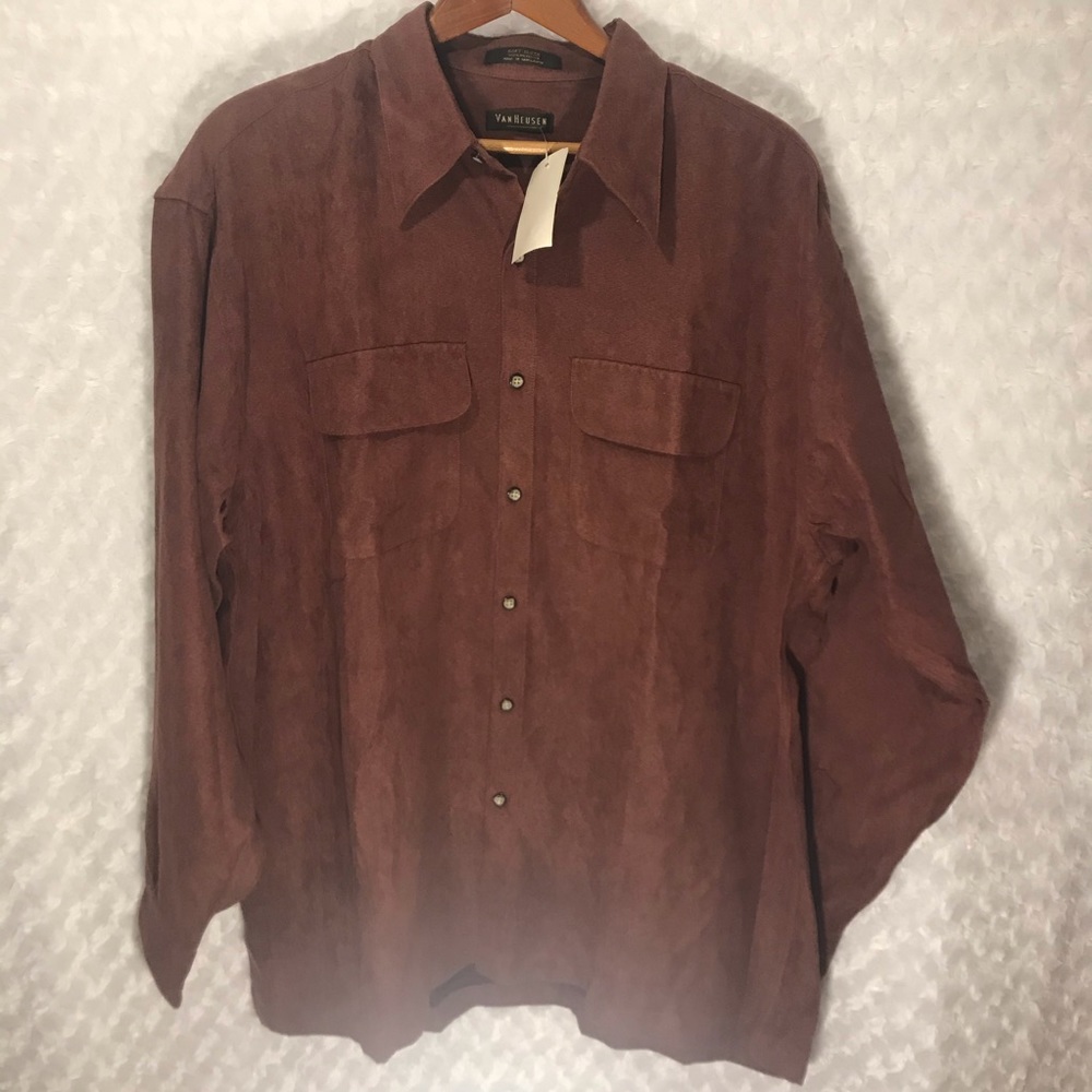 VanHeusen Suede Shirt